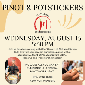 Pinot & Potstickers
